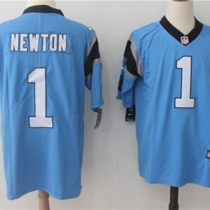 carolina panthers 1 cam newton football jersey legend light blue