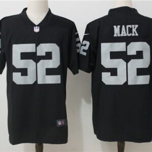 oakland raiders 52 khalil mack football jersey legend black