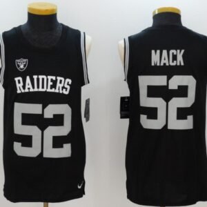 oakland raiders 4 derek carr football jersey vest legend black (copy)
