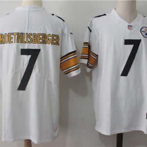 pittsburgh steelers 7 ben roethlisberger football jersey vapor untouchable limited white