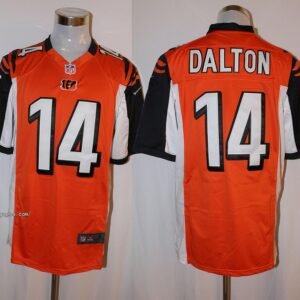cincinnati bengals 14 andy dalton football jersey black (copy)