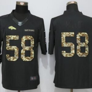 denver broncos 58 von miller anthracite salute to service limited jersey